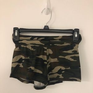 Army Print Shorts